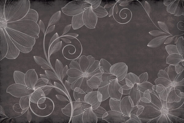 Old Flowers Wallpaper - Image 2