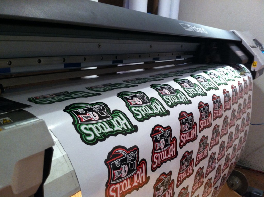 Sticker-printing